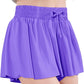 EXARUS Girls Butterfly Shorts Flowy Dance Skirt Cheer Skorts Athletic Tween Clothes Teen Preppy Outfits Flutter Kids