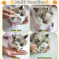 Cat Wrap for Grooming-Premium Cat Grooming Wrap Cat Restraint for Nail Clipping, Self-Adherent Soft Cat Blanket to Wrap Cat Anti-Scratch Anti-Escape Grooming Bag (Pink, L(Within 9lbs))
