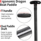 Dragon Boat Paddle Lightweight Full Carbon Fiber with Paddle Bag, 120/122/125CM (47/48/49 Inches) and Adjustable Dragon Boat Paddle115-130cm（）, IDBF Approved