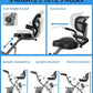 Foldable Exercise Bike Stationary Bikes for Home, 5 IN 1 Indoor Workout Bike, Cycling Bike with 16-Level Quiet Magnetic Resistance, 6.6 LBS Flywheel and 300LBS Capacity, 2025 Designed 817 X-bike