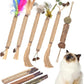 TINDTOP Silvervine Chew Sticks for Cats, 12 Pack Natural Catnip Chew Toys for Kittens Teeth Cleaning, Matatabi Dental Care, Increase Appetite, Calm Cat Anxiety and Stress, Cat Dental Toy