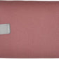 Rectangular Yoga Bolster Pillow, 18" x 12" x 6", Pink Cotton
