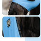 Harrison Howard Horse Fly Mask with Forelock Opening Stretch Breathable and Comfortable for Horses UV -Protection Ice Blue L