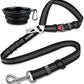 2 Piece Set Dog Seat Belt Retractable Dog Car Seatbelts Adjustable Pet Seat Belt for Vehicle Headrest Restraint Adjustable Heavy Duty & Elastic & Durable Car Harness for Dog