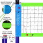 Volleyball Net Outdoor - Portable Volleyball Set for Backyard with Professional Volleyball Net, Wrap Yarn Volleyball and Pump, Boundary Line, Carry Bag