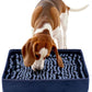 Snuffle Mat for Dogs, Dog Puzzle Mat, Interactive Dog Toys for Enrichment,Sniff Mats with Non-Slip Backing,Suitable for Breeds and Sizes of Dogs (Navy, 17" X 15")
