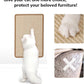 FUKUMARU Cat Scratcher Mat, 23.6 X 15.7 Inch Natural Sisal Cat Scratch Mats, Horizontal Cat Floor Scratching Pad Rug with Sticky Tapes, Protect Sofa and Carpet