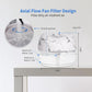 Purifier Air Washer, Air Fresher Aroma Diffuser for Home, Office, Air Purifier with Night Light (Marbling)