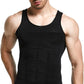 GKVK Mens Slimming Body Shaper Vest Shirt Abs Abdomen Slim