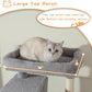 70-Inch Cat Tree,Large Cat Tree Tower with Hammock, Scratching Post, Condo and Multi-Level Cat Tower for Large Cats, Cat Activity Center Playhouse, Light Gray LCT016