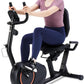 Recumbent Exercise Bike for Seniors - 400LB Weight Capacity Recumbent Bikes with Comfortable Seat, Pulse Sensor, 16-level Resistance, LCD Monitor