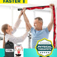 Stretching Strap with Loops - Non Elastic Stretch Band for Physical Therapy, Yoga Strap for Stretching Equipment, Stretch Bands for Exercise and Flexibility - Fascia, Hamstring & Leg Stretcher Belt