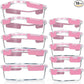 VERONES 10Pack Glass Meal Prep Containers, Airtight Glass Lunch Containers,Stackable Glass Food Storage Containers Set with Lids,Exclusive of BPA, for Microwave,Oven, Freezer&Dishwasher Friendly,Pink