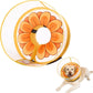 Inflatable Dog Cone Collar with Enhanced Anti-Licking, Soft Neck Donut for Dogs Cats, Recovery Pet Cone Collar After Surgery for Large Medium Small Dogs (Yellow Flower, X-Large)