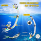 Snorkeling Gear, Dry Snorkel Set180° Panoramic Wide View,Anti-Fog Scuba Diving Mask, Professional Snorkeling Gear for Free Breathing, Swimming, Diving