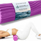 Oceanfoam Tidal Roller - Magenta - Muscle Massage Foam Roller for Back Pain & Stretching - Firm and Ergonomic Wide Wave Textured - Yoga, Athletics, & Wellness - Full Size, 20" x 5"