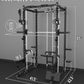 Eonfit E3 Smith Machine with 360°Rotating Arm for Home Gym Equipment, Multi-Function Power Cage Squat Rack with Cable Crossover LAT Pulldown Pulley System All in One