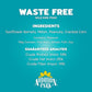 Audubon Park Waste Free Wild Bird Seed –12 lb. No Mess Blend with Sunflower Hearts & Peanut Pieces – Bird Food for Outside Feeders