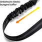2 Piece Set Retractable Dog Car Seatbelts - Adjustable Pet Seat Belt for Vehicle Headrest Restraint - Heavy Duty & Elastic & Durable Car Harness