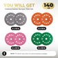 2 Inch Bumper Plates，10-500lbs，Barbell Rubber Olympic Weight Plates Set for Home Gym, Strength Training & Weight Lifting, Multiple Options Colors