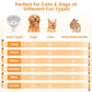 3 in 1 Cat Steam Brush for Cats & Dogs, Pet Spray Hair Removal Comb for Shedding & Grooming, Rechargeable Water Brush for Long & Short Haired Pets with Release Button(White)