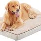 Orthopedic Memory Foam Dog Bed, Cooling Dog Beds for Medium/Large Dogs -Waterproof Pet Bed for Crate with Removable Washable Cover, XL(41inch,90Lbs)