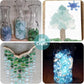 Sea Glass Block - 1LB Turquoise Frosted Sea Glass - Vase Filler and Aquarium Ornament, DIY Craft Supplies for Art, Sea Glass Decor, Beach Weddings, and Home Decor