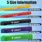 LEEKEY Resistance Bands Set for Pull-Up Assistance & Full-Body Training, Multi-Level Exercise Bands with Bag for Home Workouts, Physical Therapy, Strength Training (Men/Women)
