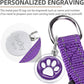 PUPTECK No Pull Dog Harness Soft Adjustable Basic Nylon Step in Puppy Vest Outdoor Walking with ID Tag, Reflecive Purple, S