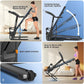 ANCHEER Foldable Treadmill with Sit Up Bench, 2025 Upgrade 3.5HP Portable Treadmills for Home with Incline 350 lbs Capacity, Smart LCD Display Body Fat& Heart Rate, Multifunction Exercise Equipment