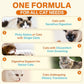 Cat Probiotics & FOS, Gut + Immune Support - 500 Chews Crunchy & Creamy Cheese Core, Probiotic for Digestive and Gut Health, Immunity, Constipation Relief for Cats Kittens - Chicken Shrimp