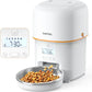 Automatic Cat Feeders - 2L Cat Food Dispenser Easy to Use, Timed Automatic Pet Feeder with Over 180-day Battery Life, 1-6 Meals Dry Food Programmable Portion Control Also for Dogs