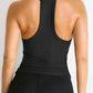 iGENJUN Workout Tops for Women Racerback Basic Tank Summer 2025 Camisole V Neck Slim Fit Ribbed Sleeveless