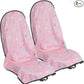 Car Seat Cover Protector Front Seats,for Gym Workout,Running,Swimming,Beach and Hiking,Waterproof Sweat Towel Bucket Seat Covers for Cars SUV Trucks (Pink Marbling, 2Pcs)