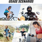 Bike Cycling Gloves - Men & Women, Anti-Slip, Shock-Absorbing Mountain Bike Gloves with Breathable Fabric & Reflective Strips