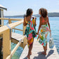 Dock & Bay Beach Towel - Quick Dry, Sand Free - Compact, Lightweight - 100% Recycled - Includes Bag - Wild Things - Extra Large (200x90cm, 78x35)