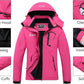 MOERDENG Women's Waterproof Ski Jacket Warm Winter Snow Coat Mountain Windbreaker Hooded Raincoat Jacket