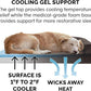 Furhaven Cooling Gel Dog Bed for Large Dogs w/ Removable Bolsters & Washable Cover, For Dogs Up to 95 lbs - Sherpa & Chenille Sofa - Coffee, Jumbo/XL