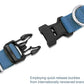 Mikivery Nylon Dog Collar with Quick Release Buckle Soft Adjustable Sturdy for Small Medium Large Dogs Haze Blue,M