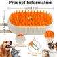 4-in1 Cat Steam Brush for Shedding & Grooming, Spray Hair Removal Comb with 1 Waterless Shampoo, Cat Brush for Massage, Pet Grooming Comb Hair Removal Tool for Cats and Dogs