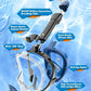 QingSong Full Face Snorkel Mask for Adults, Snorkeling Gear with Camera Mount, 180 Degree Panoramic View Snorkel Set Anti-Fog Anti-Leak