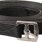 Exion FlexiStrong Stirrup Leathers for English Saddles – 1" Premium Calfskin with Nylon Core – Numbered Holes, Stainless Steel Buckles – Black/Brown – Horse Riding Gear (48"/120cm to 62"/155cm)