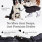 2025 New Edition, Fei & Eve MagEase Dog Harness - 3-Second Magnetic Buckles | 3-Point No-Pull Control | Heavy-Duty 900D Nylon | Dual Safety Handles | Breathable Mesh | Adjustable Fit | Large,Black