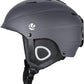 VANRORA Ski Helmet, Snowboard Helmet for Men & Women, Climate Control Venting, Dial Fit, Goggles Compatible, Removable Fleece Liner and Ear Pads, Safety-Certified