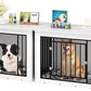 YITAHOME 76 Inch Double Dog Crate Furniture, XXL Dog Crate Furniture for 2 Dogs, Side End Table, Waterproof Top, Safety Corners, 2-in-1 Iron-Wood Fusion Dog Kennel Furniture for 2 Large Dogs,White