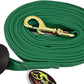 Southwestern Equine Lunge Line for Horses Cotton Horse Lunge Line with Bolt Snap & Rubber Stop (Hunter Green, 24')