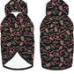 Christmas Tree Black Hoodie,Christmas Cosplay Dog Clothes with Pocket and Hat Winter Clothes Sweaters Large