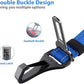 IOKHEIRA Dog Seatbelt - Adjustable Reflective Bungee Car Seatbelt with Aluminum Swivel Carabiner