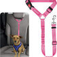 BWOGUE Pet Dog Cat Seat Belts, Car Headrest Restraint Adjustable Safety Leads Vehicle Seatbelt Harness (1 Pack)