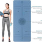 Yoga Mat Non Slip TPE Extra Wide Yoga Mat with Alignment Mark, 72"L x 32"W x 0.32"/0.24"Th (183cm x 81cm x 8mm/6mm), Anti-Tear Exercise Mat with Carrying Strap and Bag, Workout Mats for Yoga, Pilates